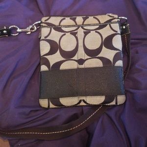 Coach cross body purse